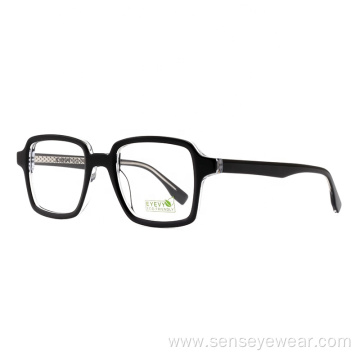 Classic Biodegradable Square BIO ECO Acetate Optical Frame